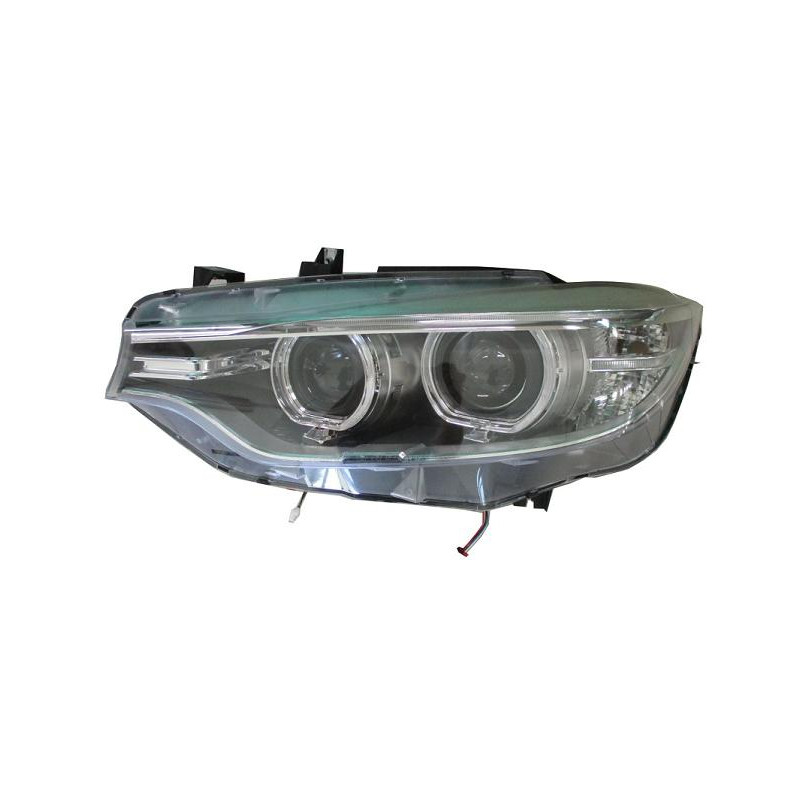 PROIETTORE SINISTRO LED XENON CON PARABOLA NERA CON MOTORE CON LUCE DIURNA LED BMW SERIES 4 COUPECAB F32F36F33 20142020