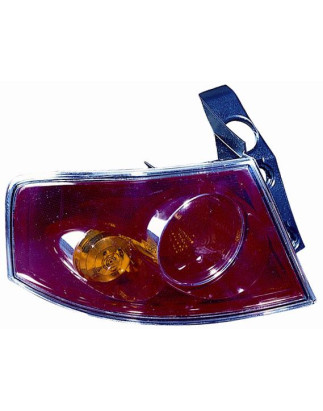 FANALE POSTERIORE DESTRO SENZA PORTALAMPADA ROSSO ESTERNO SEAT IBIZA 6L1 20022008