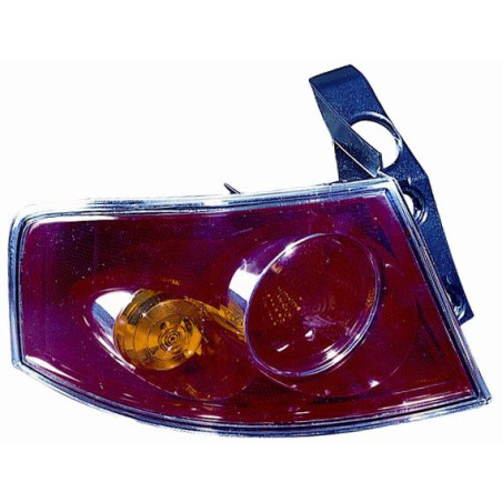 FANALE POSTERIORE DESTRO SENZA PORTALAMPADA ROSSO ESTERNO SEAT IBIZA 6L1 20022008