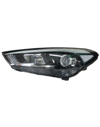 PROIETTORE SINISTRO LED H7,H7 CON PARABOLA NERA CON MOTORE CON LUCE DIURNA LED HYUNDAI TUCSON II TLTLE 20152018