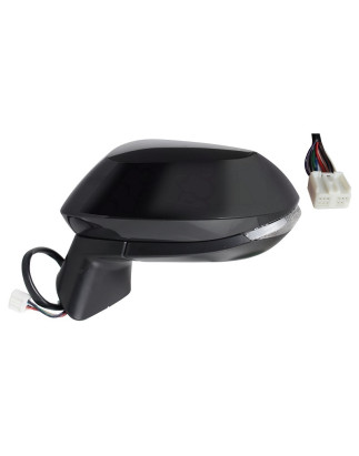 RETROVISORE ELETTRICO SINISTRO 8 PIN 5P-TOURING SPORT CON PRIMER TERMICO VETRO CONVESSO RICHIUDIBILE ELETTRICAMENTE CON FANALIN
