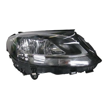 PROIETTORE DESTRO LED CON PARABOLA NERA CON MOTORE CON LUCE DIURNA LED MERCEDES-BENZ C CLASS COUPECABRIO W205 20152018, MERCEDE