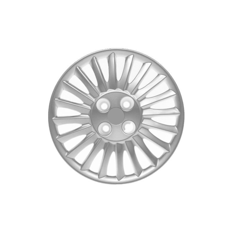 COPRICERCHIO 15 ROSSO SENZA LOGO COMPATIBILE CON FIAT GRANDE PUNTO 199 20052012