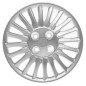 COPRICERCHIO 15 ROSSO SENZA LOGO COMPATIBILE CON FIAT GRANDE PUNTO 199 20052012