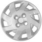 COPRICERCHIO 13 ROSSO SENZA LOGO COMPATIBILE CON FIAT PANDA 169 20032014 VERS 2007, FIAT PUNTO 188 20032011