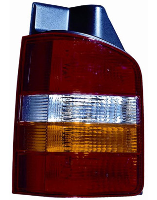 FANALE POSTERIORE DESTRO SENZA PORTALAMPADA 2 PORTE BIANCOROSSOARANCIO VOLKSWAGEN TRANSPORTER T5 7HA7HH7EA7EH 20032010