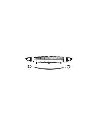 KIT GRIGLIE PARAURTI ANTERIORE INFERIORE 7 PORTE 6PZ CON MODANATURA CROMATA RENAULT SCENIC JA0JA1 20032009