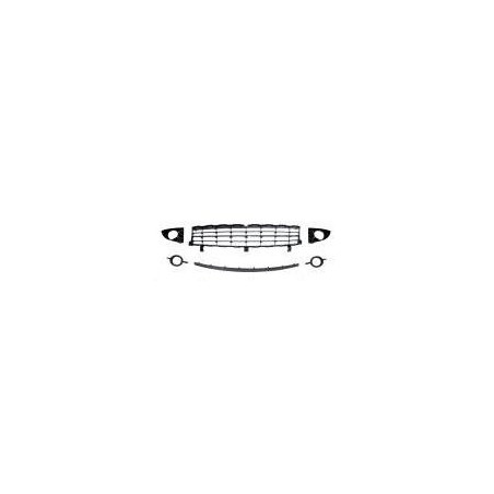 KIT GRIGLIE PARAURTI ANTERIORE INFERIORE 7 PORTE 6PZ CON MODANATURA CROMATA RENAULT SCENIC JA0JA1 20032009