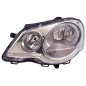 PROIETTORE SINISTRO H7,H1 CON PARABOLA CROMATA VOLKSWAGEN CROSS POLO 9N3 20052009, VOLKSWAGEN POLO 9N3 20052009