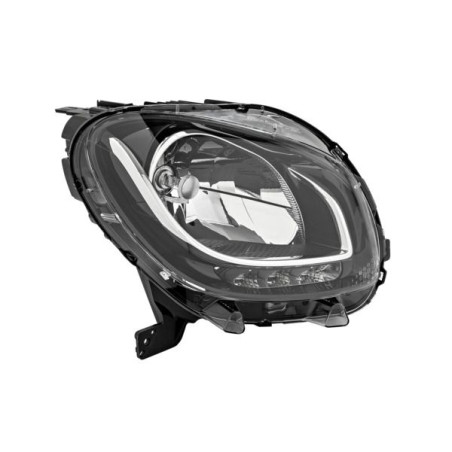 PROIETTORE DESTRO H4 5 PIN MODELLO HIGH LINE CON PREDISPOSIZIONE REGOLAZIONE ELETTRICA SMART FORTWO 453 2014