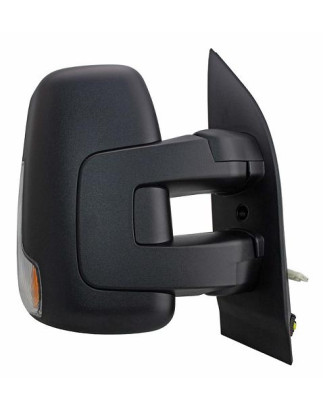 RETROVISORE MANUALE SINISTRO BRACCIO CORTO 4 PIN TERMICO VETRO CONVESSO CON FANALINO INTEGRATO CON SONDA IVECO DAILY 20142019, 