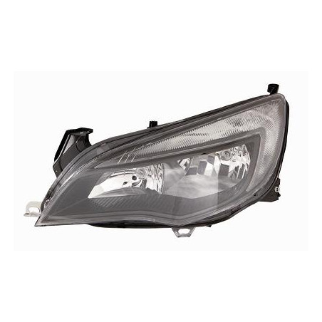 PROIETTORE SINISTRO LED H7,H7 CON PARABOLA NERA CON MOTORE CON LUCE DIURNA LED OPEL ASTRA J 5DSW P10 20132016