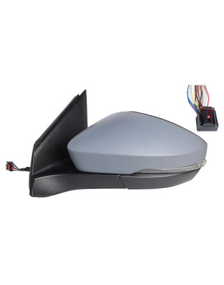 RETROVISORE ELETTRICO SINISTRO 10 PIN CON PRIMER TERMICO ASFERICO RICHIUDIBILE ELETTRICAMENTE CON FANALINO INTEGRATO CON SISTEM