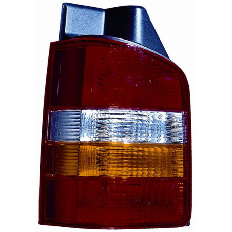 FANALE POSTERIORE SINISTRO SENZA PORTALAMPADA 2 PORTE BIANCOROSSOARANCIO VOLKSWAGEN TRANSPORTER T5 7HA7HH7EA7EH 20032010