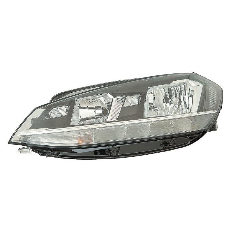 PROIETTORE SINISTRO LED H7,H9,WY21W CON PARABOLA CON MOTORE CON LUCE DIURNA A LED VOLKSWAGEN GOLF VII BQ 20162019, VOLKSWAGEN G