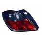 FANALE POSTERIORE SINISTRO SENZA PORTALAMPADA 3 PORTE ROSSO FUME OPEL ASTRA H A04 20042010