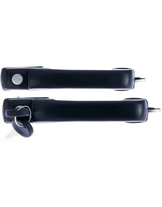 MANIGLIA ESTERNA SET 2PZ NERA ANTERIORE DESTROSINISTRO CON CHIAVE VOLKSWAGEN GOLF III 1H11H5 19921998, VOLKSWAGEN VENTO 1H2 199