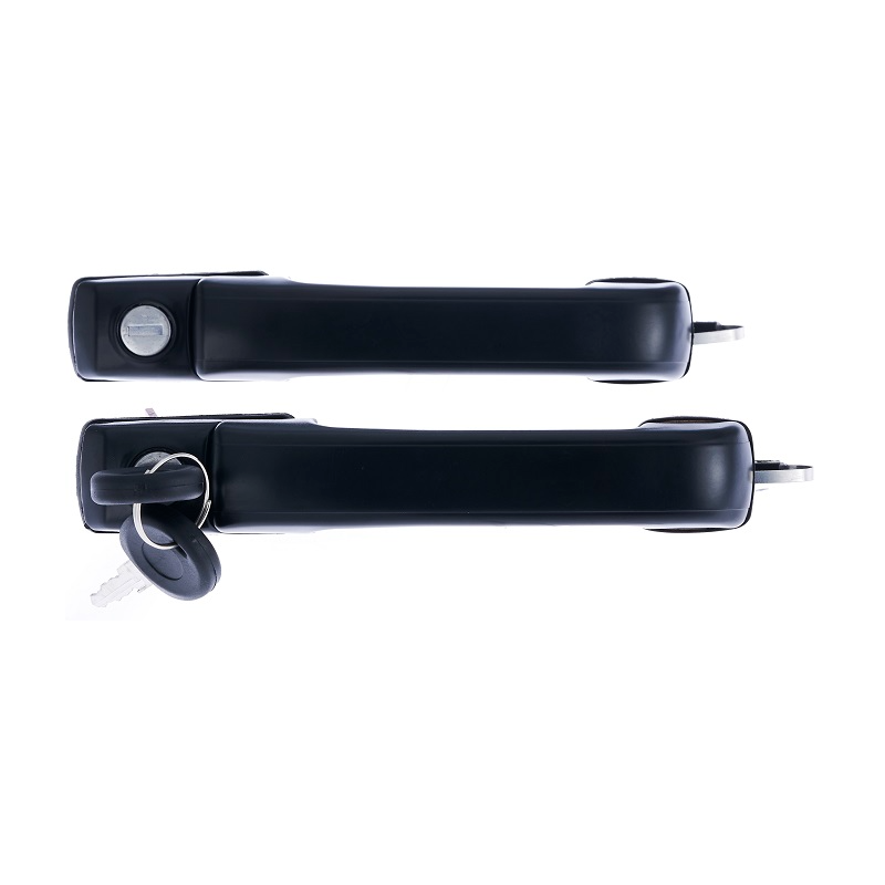 MANIGLIA ESTERNA SET 2PZ NERA ANTERIORE DESTROSINISTRO CON CHIAVE VOLKSWAGEN GOLF III 1H11H5 19921998, VOLKSWAGEN VENTO 1H2 199
