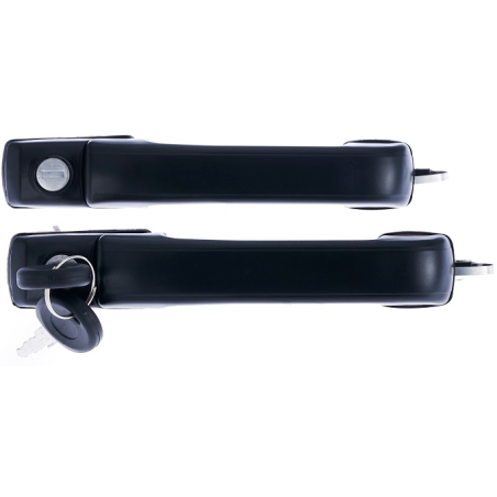 MANIGLIA ESTERNA SET 2PZ NERA ANTERIORE DESTROSINISTRO CON CHIAVE VOLKSWAGEN GOLF III 1H11H5 19921998, VOLKSWAGEN VENTO 1H2 199