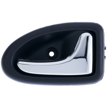 MANIGLIA INTERNA NERA CLEVA CROMATA ANTERIORE DESTRO RENAULT CLIO IICAMPUSTHALIA BBCB 20012006, RENAULT CLIO II BBCB 19982001, 