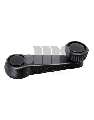 MANIGLIA ALZACRISTALLO ANTERIOREPOSTERIORE DESTROSINISTRO NERO IN PLASTICA VOLKSWAGEN GOLF I 17 19771983