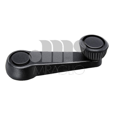 MANIGLIA ALZACRISTALLO ANTERIOREPOSTERIORE DESTROSINISTRO NERO IN PLASTICA VOLKSWAGEN GOLF I 17 19771983