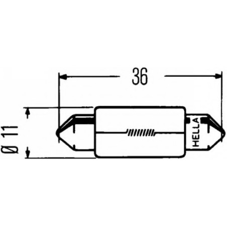 C5W 12V 5W STANDARD