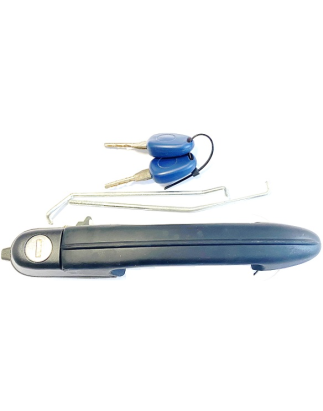 MANIGLIA ESTERNA IN PLASTICA NERO ANTERIORE SINISTRO CON CHIAVE FIAT MAREA 185 19962007