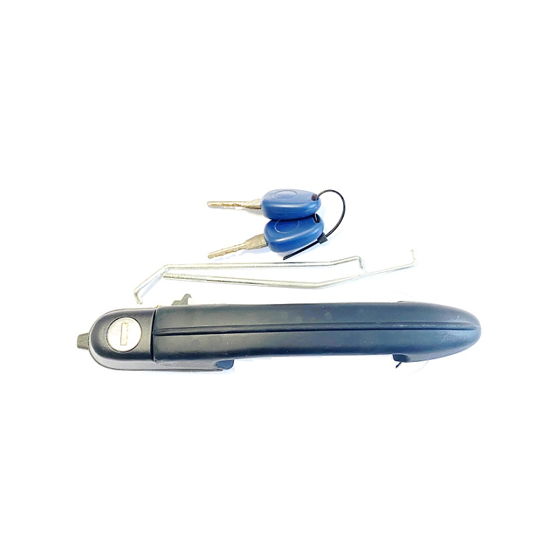 MANIGLIA ESTERNA IN PLASTICA NERO ANTERIORE SINISTRO CON CHIAVE FIAT MAREA 185 19962007