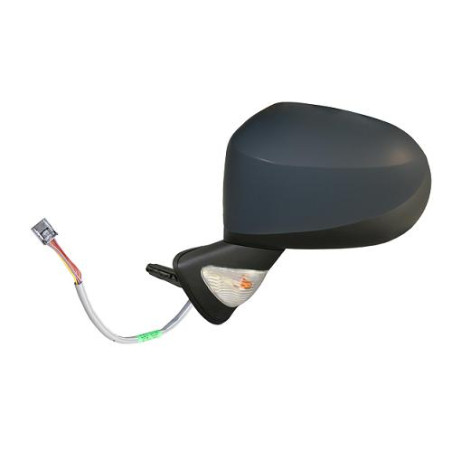 RETROVISORE ELETTRICO DESTRO 11 PIN CON PRIMER TERMICO VETRO CONVESSO RICHIUDIBILE ELETTRICAMENTE CON FANALINO INTEGRATO CON SO