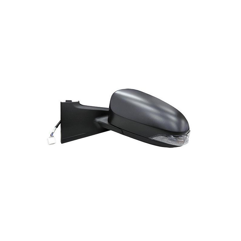 RETROVISORE ELETTRICO SINISTRO NERO 7 PIN TERMICO VETRO CONVESSO CON FANALINO INTEGRATO TOYOTA YARIS III P13 20112014