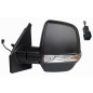RETROVISORE MECCANICO SINISTRO NERO 2 PIN MODCARGO VETRO CONVESSO CON FANALINO INTEGRATO FIAT DOBLO 263 20092015, FIAT DOBLO 26