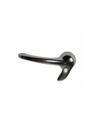 MANIGLIA INTERNA GALLETTO DEFLETTORE IN ZAMA CROMATA ANTERIORE SINISTRO FIAT 500 F  L  R 19651975