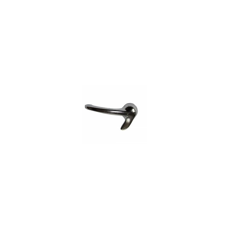 MANIGLIA INTERNA GALLETTO DEFLETTORE IN ZAMA CROMATA ANTERIORE SINISTRO FIAT 500 F  L  R 19651975