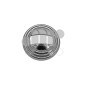 MANIGLIA INTERNA MOSTRINA IN PLASTICA CROMATO ANTERIORE DESTROSINISTRO FIAT 500 F  L  R 19651975