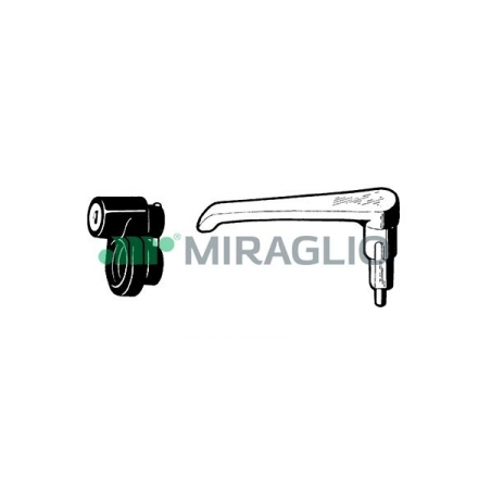 MANIGLIA ESTERNA CON BLOCCHETTO POSTERIORE FIAT FIORINO 146 19881991