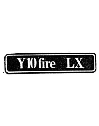 SCRITTA POST Y10 FIRE LX