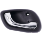 MANIGLIA INTERNA NERA CLEVA CROMATA ANTERIOREPOSTERIORE DESTRO OPEL AGILA H00 19992008, SUZUKI BALENO HB EG 19941998, SUZUKI BA