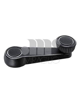 MANIGLIA ALZACRISTALLO ANTERIOREPOSTERIORE DESTROSINISTRO NERO CON FILETTO CROMATO VOLKSWAGEN GOLF I 17 19771983, VOLKSWAGEN GO