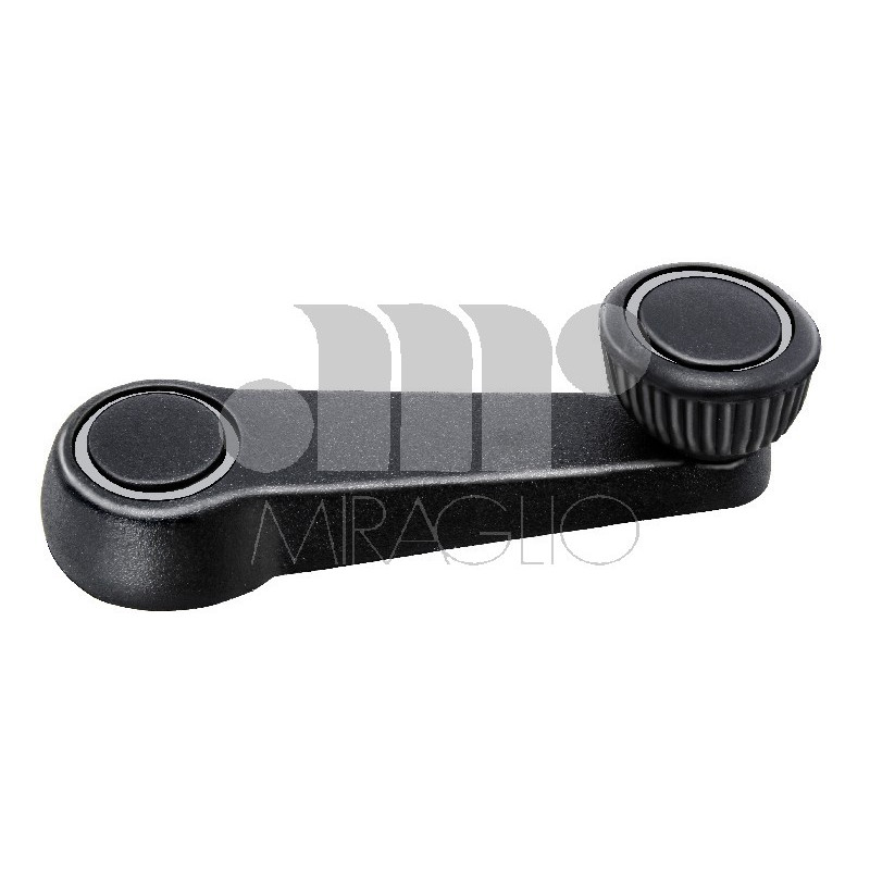 MANIGLIA ALZACRISTALLO ANTERIOREPOSTERIORE DESTROSINISTRO NERO CON FILETTO CROMATO VOLKSWAGEN GOLF I 17 19771983, VOLKSWAGEN GO