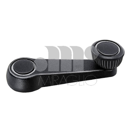 MANIGLIA ALZACRISTALLO ANTERIOREPOSTERIORE DESTROSINISTRO NERO CON FILETTO CROMATO VOLKSWAGEN GOLF I 17 19771983, VOLKSWAGEN GO