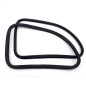 KIT GUARNIZIONE LATERALE SAGOMATA POSTERIORE FIAT 500 F  L  R 19651975