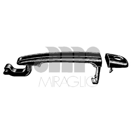 MANIGLIA ESTERNA ANTERIORE DESTRO POSTERIORE DESTROSINISTRO CITROEN C2 JM 20032008      , CITROEN C3 FCFN 20022010