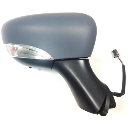 RETROVISORE ELETTRICO DESTRO 11 PIN CON PRIMER TERMICO VETRO CONVESSO RICHIUDIBILE ELETTRICAMENTE CON FANALINO INTEGRATO CON SO
