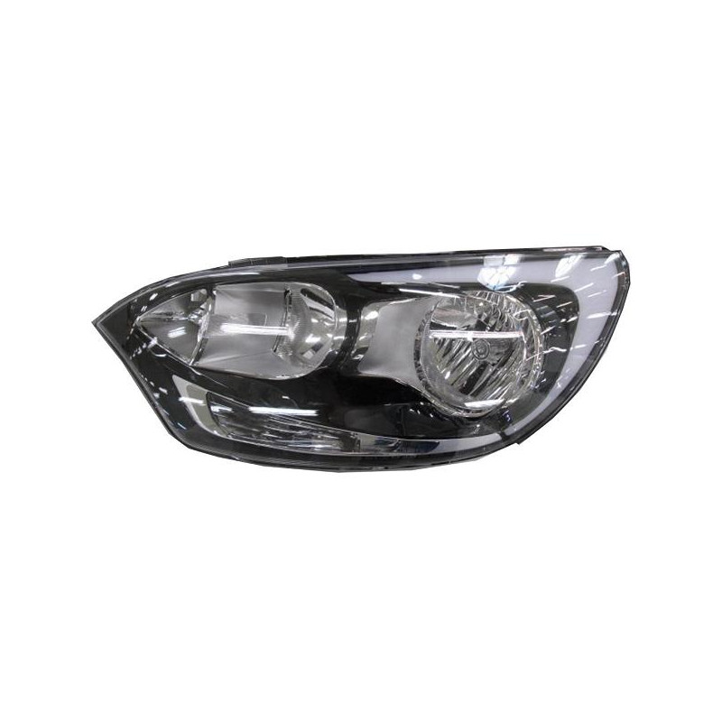 PROIETTORE DESTRO CON PARABOLA NERA CON LUCE DIURNA KIA RIO HB UB 20112014, KIA RIO HB UB 20142017