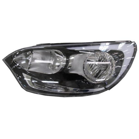 PROIETTORE DESTRO CON PARABOLA NERA CON LUCE DIURNA KIA RIO HB UB 20112014, KIA RIO HB UB 20142017