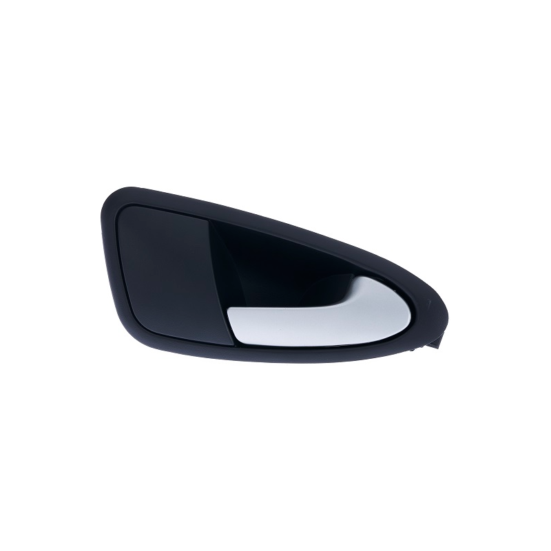 MANIGLIA INTERNA NERA CLEVA ARGENTO ANTERIORE DESTRO SEAT IBIZA 6J56P1 2008201  SEAT IBIZA 6J56P1 20122015, SEAT IBIZA 6J56P1 2