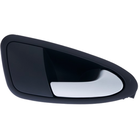 MANIGLIA INTERNA NERA CLEVA ARGENTO ANTERIORE DESTRO SEAT IBIZA 6J56P1 2008201  SEAT IBIZA 6J56P1 20122015, SEAT IBIZA 6J56P1 2