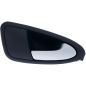 MANIGLIA INTERNA NERA CLEVA ARGENTO ANTERIORE DESTRO SEAT IBIZA 6J56P1 2008201  SEAT IBIZA 6J56P1 20122015, SEAT IBIZA 6J56P1 2