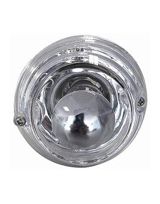FANALE ANTERIORE DESTROSINISTRO CON PORTALAMPADA CRYSTAL FIAT 500 F  L  R 19651975